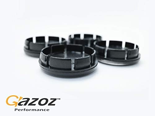 GAZOZ PERFORMANCE Сменяеми Алуминиеви Черни Джанти Главината на Централни Шапки са Подходящи За Scion FR-S FRS