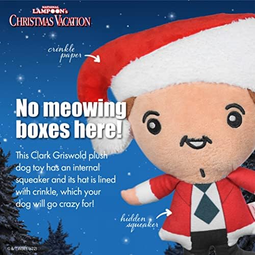 Играчка за кучета WARNER BROS National Lampoon's Christmas Vacation 6 Празнична Плюшен Пищалка Clark Griswold | Празнични