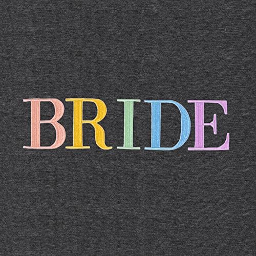 BANGELY Bride Hoody за жени, Сватбен Пуловер за Меден месец, Блузи, тениски с бродерия на Булката, тениски с дълъг ръкав, Подарък