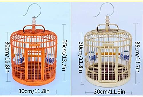 РАЗЗУМ Голяма Птичья Клетка Ръчно изработени от Бамбук Птичья Клетка за малък Папагал Птичья Клетка Проста