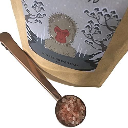 Гималайская Розова сол с магнезий Onsen за вана - 8 унции - Изработени ръчно, в малки партиди