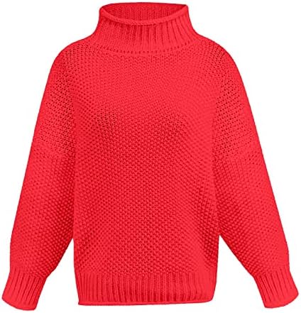 Пуловер за жени, Рокля-пуловер с висока Воротом, Turtlenecks, Дамски Блузи За бременни Голям размер, един Женски