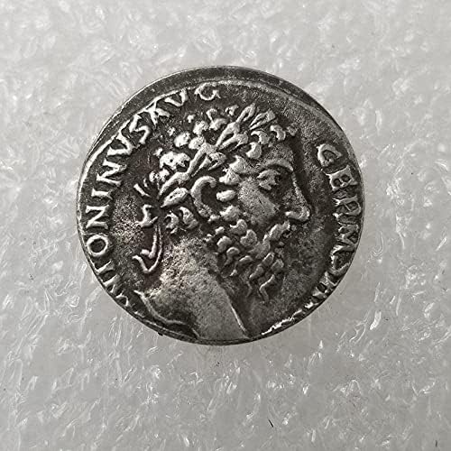 Старинни Занаяти Гръцка Монета С Медна Покритие от Сребро за производство на Сувенири от Стари Монети Колекция 39Coin