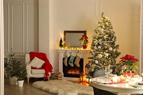 Caroline's Treasures CK3844CS Стомна От Дора на Коледно Дърво, Коледни Чорапи, Окачени Чорапи За Камината, Коледен Сезон