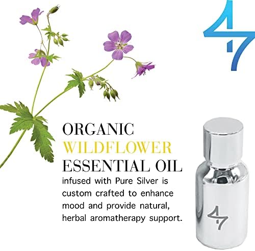 Органично етерично масло от диви цветя с добавка на сребро TRU47 (15 мл, 300 капки) - Подобрена смес от етерични масла