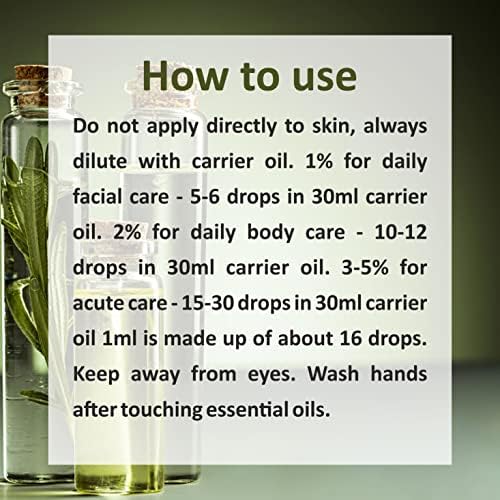Devprayag Чисто Етерично масло от сладък пелин (Artemisia annua) Парна дестилация на 5 мл (0,16 грама)