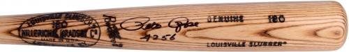 Руса Прилеп Пита Роуза от Синсинати Редс с автограф Slugger от Луисвилла с Надпис 4256 - MLB Bats с автограф