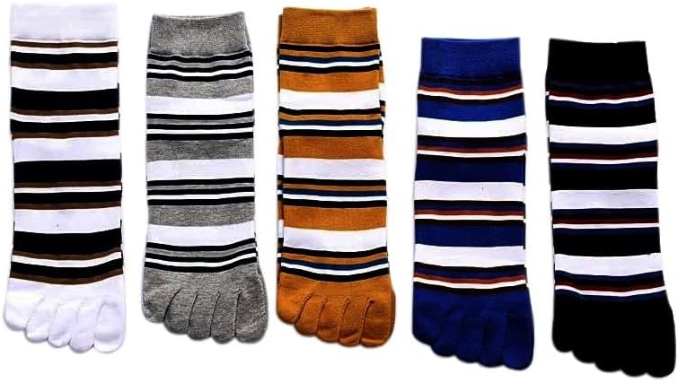 5 Опаковки Мъжки чорапи с пет пръста - Океан