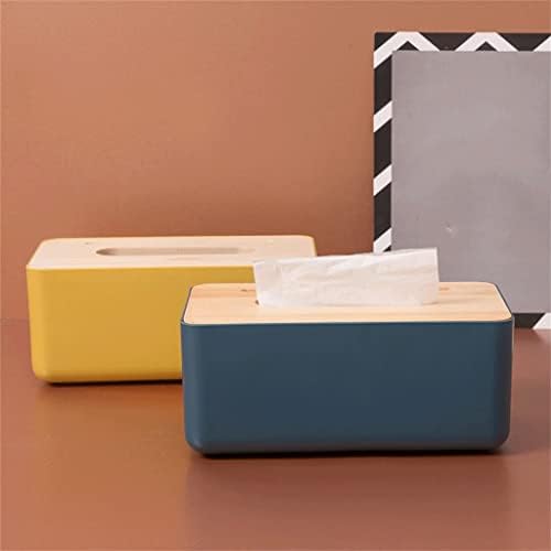 Държач за кърпички SDGH Правоъгълна кутия за салфетки с дървен капак, Капаци за домашни Салфетки, Притежателят на