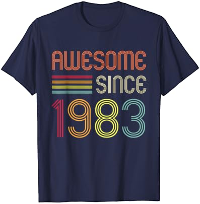 Страхотна Ретро Тениска от момента на 40-годишнината от 1983 г.