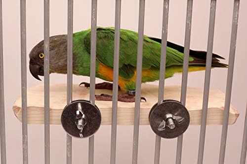 Място за спане NU на платформа от масивна дървесина за малки и средни папагали