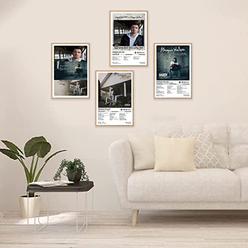 Плакат Морган Вален Албум музикални плакати за стая Естетически Платно Стенен Артистичен Интериор, БЕЗ РАМКА (Комплект