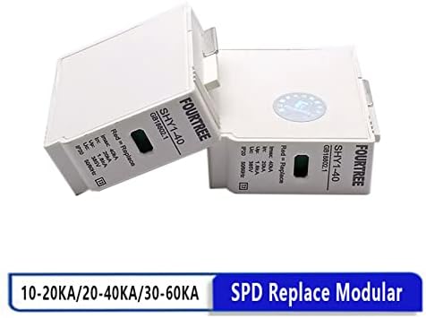 NIBYQ SPD Заменя Модулни вложки ac 275 от 385 от 420 В замяна на устройства за защита от пренапрежение цип на разходите за ниско напрежение освобождаване gap (Цвят: 1 бр. Модулен