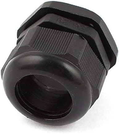X-DREE Конектор за закрепване на кабел за въвеждане на диаметър 18 мм-25 мм PG29 Черно Подмяна (Конектор