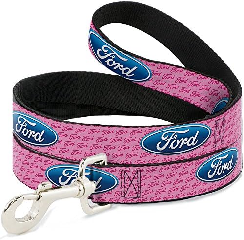 Кученце на Каишка на Ford С Овални текст на Розов Цвят се Повтаря 6 Метра Дължина и 1.5 Инча