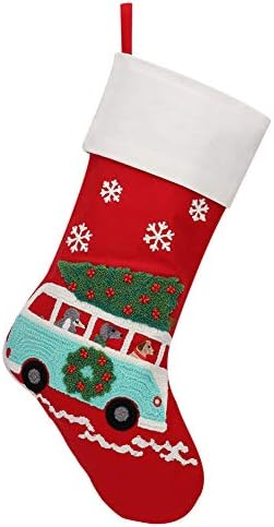 Коледен Отглеждане Alice Doria 21 Crewel Бод с Бродерия с Автобус и Шарките на Дървото ...