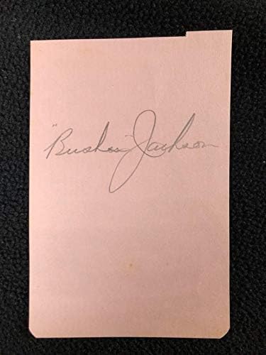 Бушер Джаксън подписа Торонто Мейпъл Лийфс С вырезанным автограф JSA LOA COA - NHL Cut Signatures