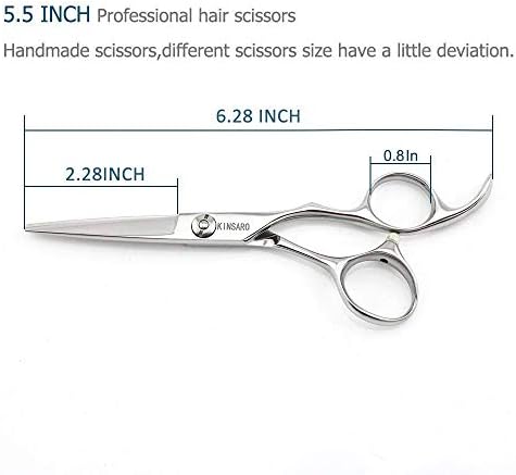 5,5 инчови ножици за коса остри ножици за подстригване на коса фризьорски ножици и 5,75 цолови ножица за изтъняване
