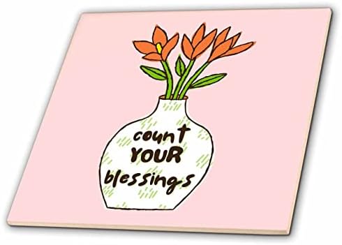 Ваза за цветя 3dRose с вашата благословия Най-подходящ за дома - Tiles (ct-371087-7)