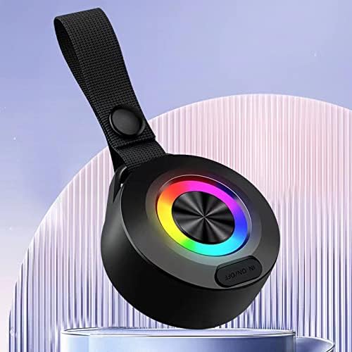 pstuiky Спортна Бутон на открито Bluetooth 5,0 Говорител, Безжична Цветна Подсветка, Преносима Водоустойчива Спортна