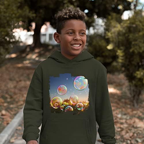 Sunset Kids' Sponge Fleece Hoodie - Цветна Детска hoody с качулка - Тема hoody за деца