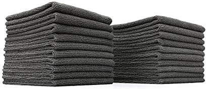 The Rag Company - Универсални Хавлиени кърпи за почистване от микрофибър - Търговска качество, Добре Абсорбиращи, гладка,