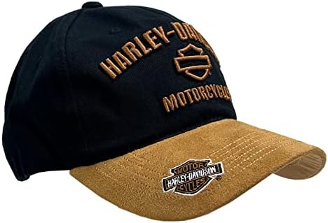Бейзболна шапка с логото на Harley-Davidson Men ' s H-D Motorcycles, Черен /Кафяв