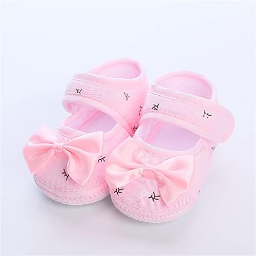 Beziun/ Пролетно-лятна детски обувки за деца, спортни обувки за момичета, Однотонная обувки с лък, плетене на една кука и