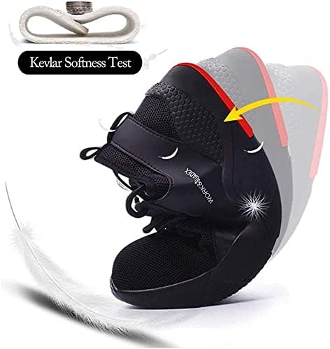 Дамски Мъжки обувки SUADEX със Стоманени пръсти, устойчива на плъзгане Защитни Обувки, Дишащи, Леки Работни