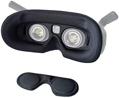 Защитна капачка за обектива MINGCHUAN, Предна капачка, Съвместима с очила DJI, 2 Полистирен гъба, тампон за очите, Удобна