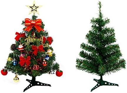 NUOBESTY Мини Канадски Бор Настолна Коледно Дърво Украса Коледен Празничен сезон Украса - 45 см
