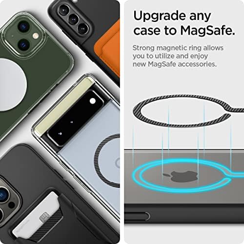 Магнитен държач за телефон Spigen O-Mag Ring (Carbon) е Предназначен за комплект MagSafe с кольцевым адаптер
