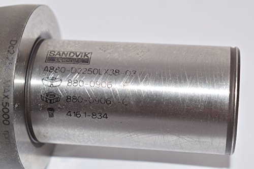 Drill е sandvik Coromant A880-D2250LX38-03 с взаимозаменяеми вложка Corodrill 880, код за вид инструмент A880.LXxx-03,
