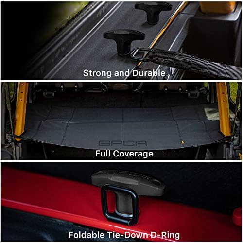 Товарен калъф GPCA - Bronco 4DR и автомобилни аксесоари, включва солидна капака на багажника, 8 крепежни винта