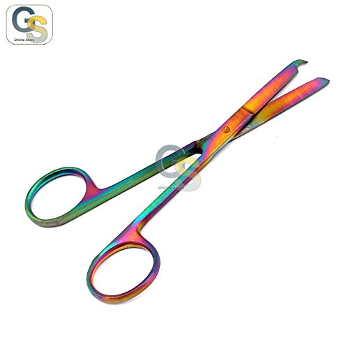 G. S Многоцветни ножици за Рейнбоу Бод G. S 4,5 От Неръждаема Стомана