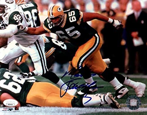 Марк Таушер Подписа Снимка 8X10 с Автограф на Грийн Бей Пакърс JSA AB54924 - Снимки NFL с автограф