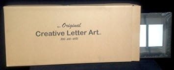 Творческа писмо Арт Мулти 5 Откриващата модерна черна рамка за снимки със стъкло и черен мат за съхранение на 4x6 снимки