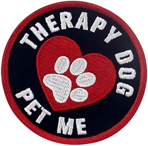 TailWag Planet Therapy Dog Пет Me Служба на Емоционална Подкрепа на морала на Кучета Тактическа Бродирана Нашивка Икона