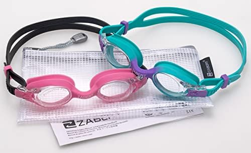 Очила за плуване ZABERT K20 за деца, Момичета и Момчета, на Възраст от 3 до 14 Години, фарове за мъгла, Защита от