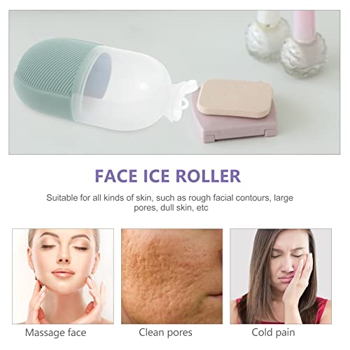 ARTIBETTER Титуляр за лед за лице Beauty Ice Валяк за Лице за Грижа за кожата на Лицето Охлаждаща Силиконовата Пръчка