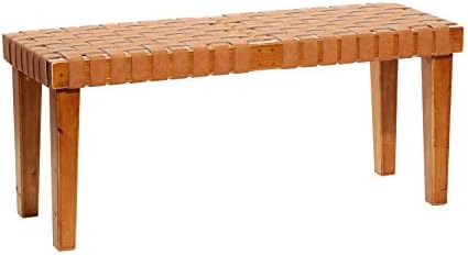Дървени Мебели пейка Deco 79, 45 x 16 x 19, Кафява