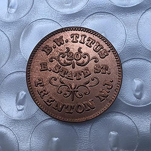 Криптовалюта 1863 Г., Реплика На Любимата Си Монети Криптовалюты, Възпоменателна Монета, Са Подбрани Монета Американската