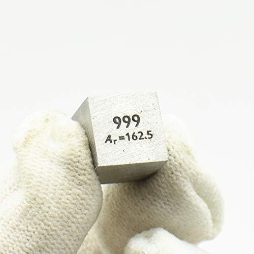 0,39 Диспрозий Dy 99,9% Елементен куб Чиста плътност 10 мм за събиране на елементи от Менделеевата таблица, Ловец и много