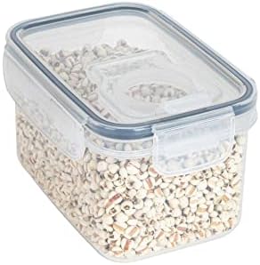 СМЕНЕТЕ Един Прозрачен Пластмасов капак оризово барабана, Резервоар за съхранение на зърно Ориз, Вакуум влагоустойчив,