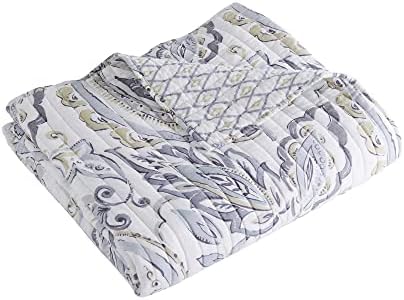 Levtex Home - Комплект ватирани одеала Tamsin Grey - Стеганое одеяло King + Две възглавници King-Size - Модерен