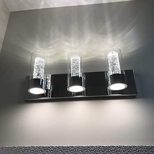 JINZO LED Лампа за Суетата в Банята, осветителни Тела за Баня-3 Лампи, Лампа за Суета, Полиран Хром