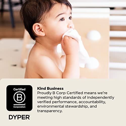 Мокри кърпички DYPER от вискоза и бамбук | Без мирис за чувствителна кожа на новороденото | Противоалергичен | Естествени съставки