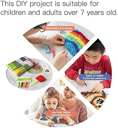 Комплекти куки-ключалки YMW за възрастни и Деца, Възглавница за Бродерия За Начинаещи Момчета и Момичета, По-дълготраен Проект