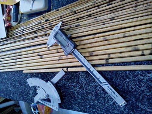 Нова заготовка на бамбуково въдица Жу 8'0 за линия №6 тегло, 2 броя, с по 2 топчета.