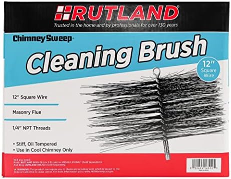Rutland Products Rutland 16512 Фитинг За Трубочиста с Квадратна Метална резба с диаметър от 12 Инча, Тръба с диаметър